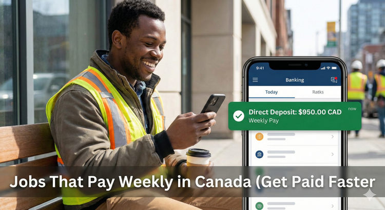 Jobs That Pay Weekly in Canada (Get Paid Faster 2026)