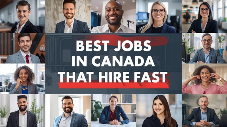 Canadian workers starting fast-hiring jobs in retail, warehouses, delivery, and customer service