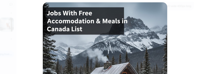 A scenic view of a staff dormitory cabin nestled in the snowy mountains of Banff National Park, representing a typical staff accommodation setup.